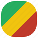 congo, country, flag, national
