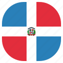 country, dominican, flag, republic