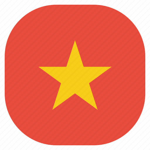 Country, flag, national, vietnam, vietnamese icon - Download on Iconfinder