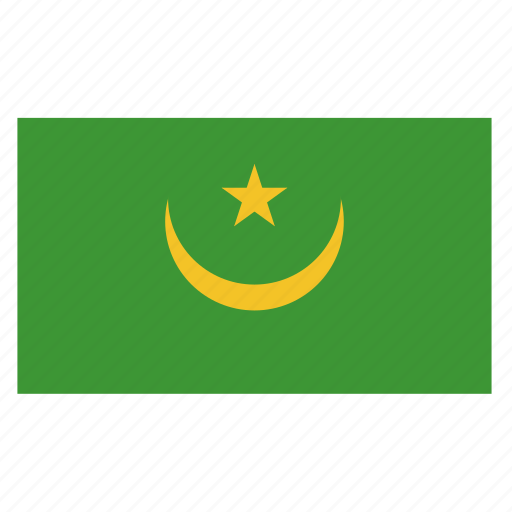 Africa, african, flag, mauritania, mauritanian, mrtcountry icon - Download on Iconfinder