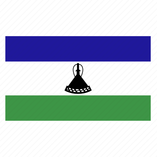Africa, country, flag, lesotho, lso, southern icon - Download on Iconfinder