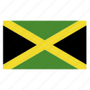 caribbean, country, flag, jamaica, jamaican