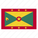 caribbean, country, east, flag, grd, grenada