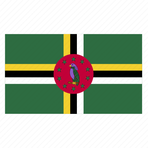 Caribbean, country, dma, dominica, flag icon - Download on Iconfinder