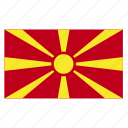 balkans, country, flag, fyrom, macedonia, macedonian, mkd