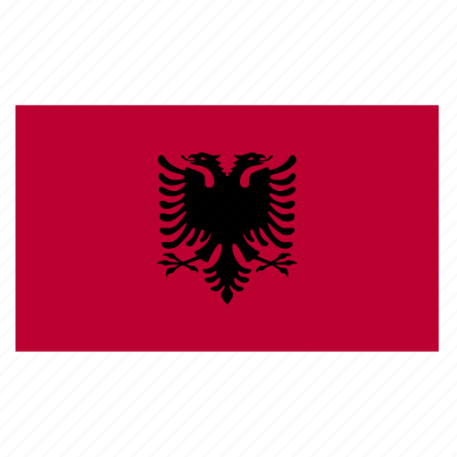 Alb, albania, albanian, country, flag, lek, tirana icon - Download on Iconfinder