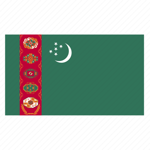 Asia, asian, country, flag, tkm, turkmen, turkmenistan icon - Download on Iconfinder