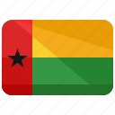 bissau, guinea, country, flag