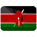 kenya, country, flag 
