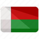 madagscar, country, flag