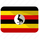 uganda, country, flag