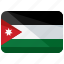 country, flag, jordan 