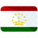country, flag, tajikistan