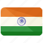 country, flag, india 