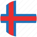 flag of foroe island, foroe island, foroe island's circled flag, foroe island's flag 