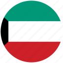 flag of gaza, gaza, gaza's circled flag, gaza's flag 