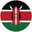 flag of kenya, kenya, kenya&#x27;s circled flag, kenya&#x27;s flag 