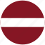 flag of latvia, latvia, latvia&#x27;s circled flag, latvia&#x27;s flag 