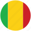 flag of mali, mali, mali&#x27;s circled flag, mali&#x27;s flag 
