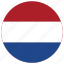 flag of netherlands, netherlands, netherlands&#x27;s circled flag, netherlands&#x27;s flag 