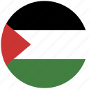 flag of palestine, palestine, palestine's circled flag, palestine's flag 