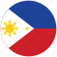 flag of philippines, philippines, philippines&#x27;s circled flag, philippines&#x27;s flag 