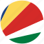 flag of seychelles, seychelles, seychelles&#x27;s circled flag, seychelles&#x27;s flag 