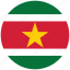 flag of suriname, suriname, suriname&#x27;s circled flag, suriname&#x27;s flag 