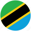flag of tanzania, tanzania, tanzania&#x27;s circled flag, tanzania&#x27;s flag 