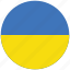flag of ukraine, ukraine, ukraine&#x27;s circled flag, ukraine&#x27;s flag 