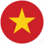 flag of vietnam, vietnam, vietnam&#x27;s circled flag, vietnam&#x27;s flag 