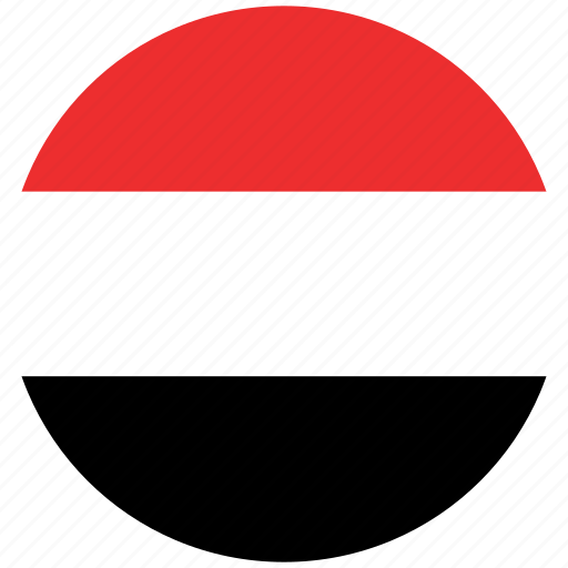 Flag of yemen, yemen, yemen's circled flag, yemen's flag icon - Download on Iconfinder