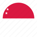asia, asian, country, flag, sgp, singapore