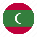 asia, asian, country, flag, maldives, maldivian, mdv
