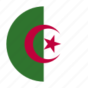 africa, algeria, algerian, arabic, country, dza, flag