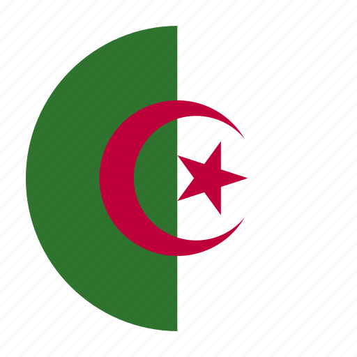 Africa, algeria, algerian, arabic, country, dza, flag icon - Download on Iconfinder