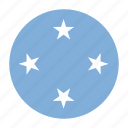 country, flag, fsm, micronesia, oceania, state