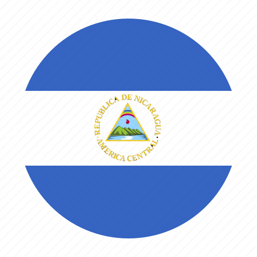 America, central, country, flag, nic, nicaragua, nicaraguan icon - Download on Iconfinder