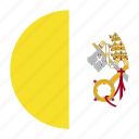 city, country, flag, holy, see, vat, vatican