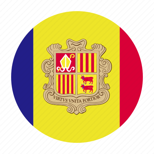 Andorra, catalan, country, europe, european, flag icon - Download on Iconfinder