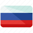 country, flag, russia