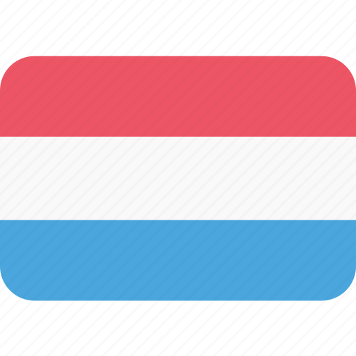 Luxemburg, luxembourg, flag, flags, european, europe, eu icon - Download on Iconfinder