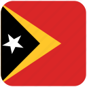 east timor, flag 