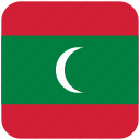 maldives, flag