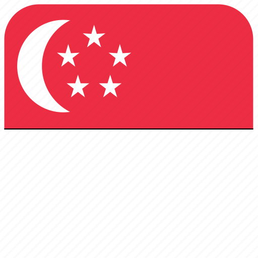 Singapore, flag icon - Download on Iconfinder on Iconfinder