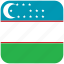 uzbekistan, flag 