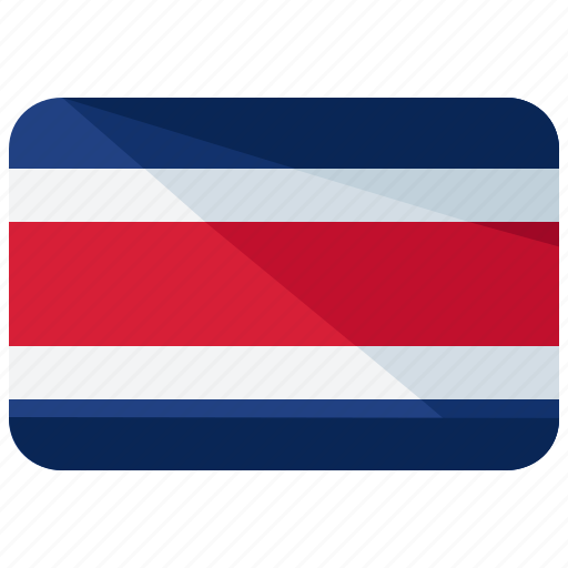 Costa, country, flag, rica icon - Download on Iconfinder