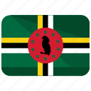 country, dominica, flag