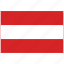 austria, austria's flag, austria's square flag, flag of austria 
