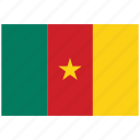 cameroon, cameroon&#x27;s flag, cameroon&#x27;s square flag, flag of cameroon